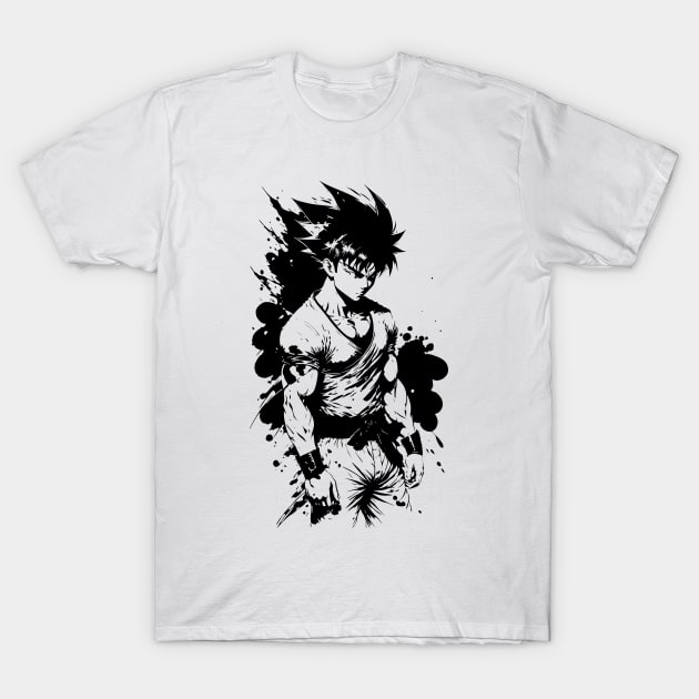 Fan Art Of Goku 01 T-Shirt by SanTees